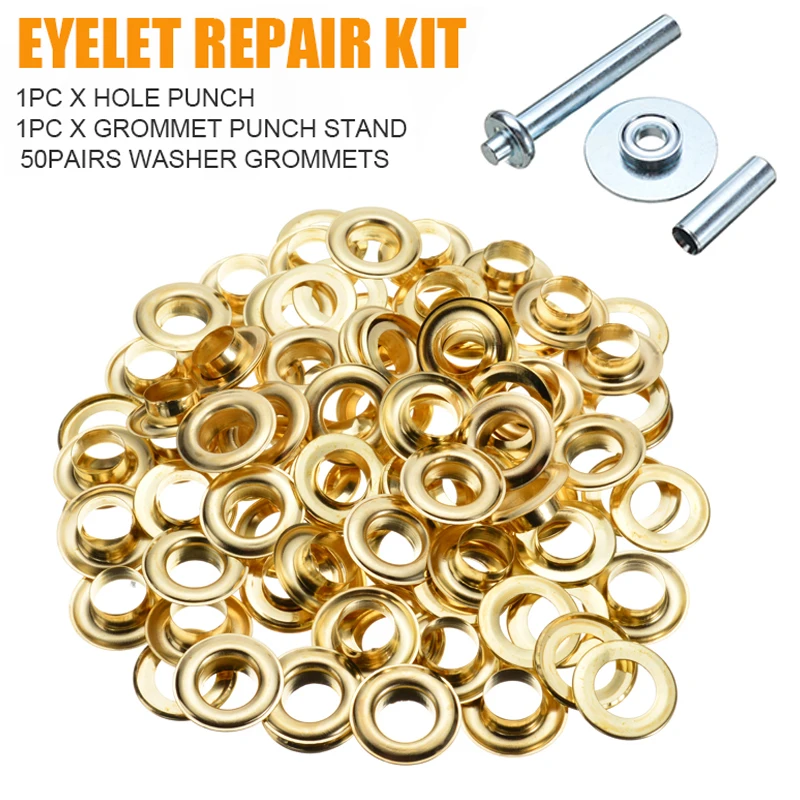 100x брезентовый тент для палатки набор ремонта проушин прокладки инструмент