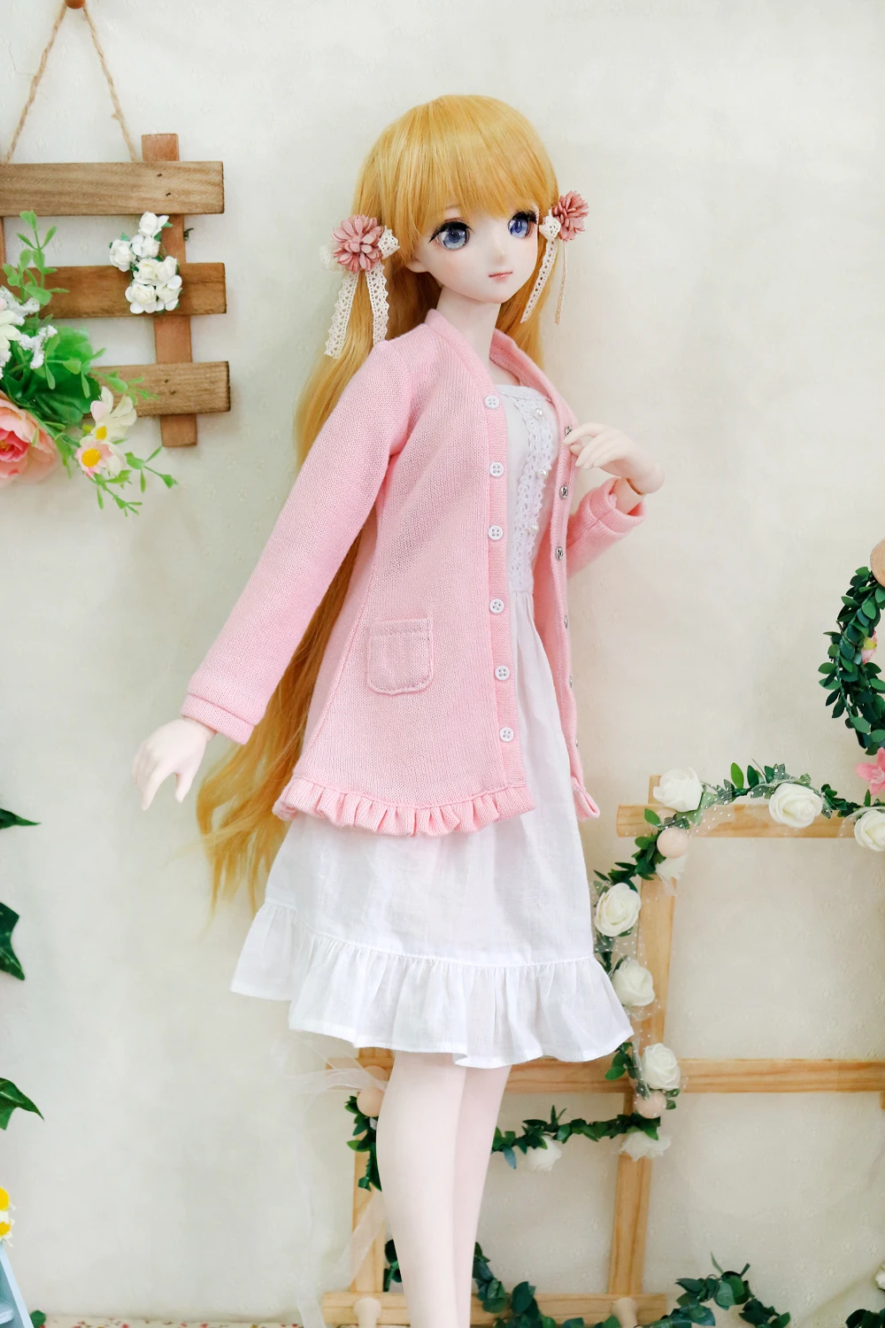 Estartek 1/3 1/4 подгонянное длинное шерстяное пальто для BJD SD DD Куклы Фигурки DIY |