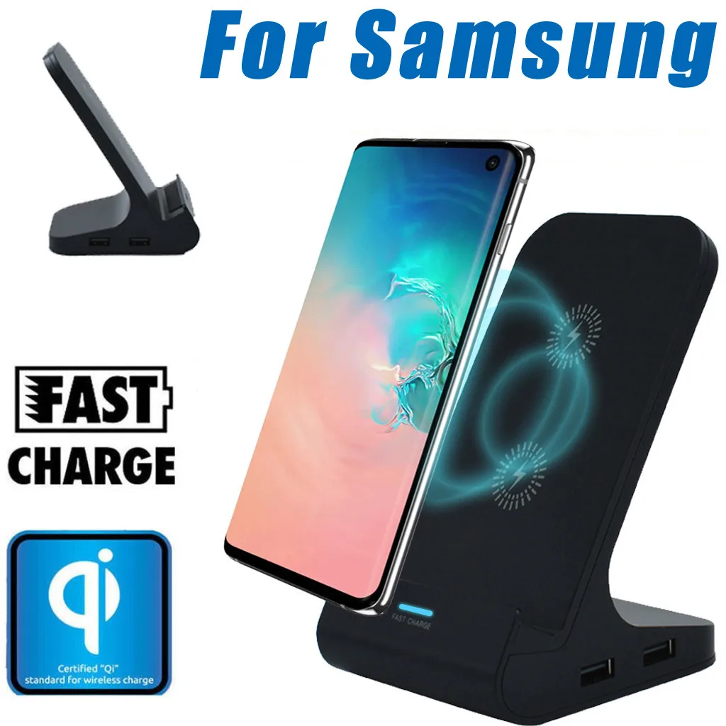 MOSUNX беспроводное автомобильное зарядное устройство для Samsung Galaxy S9 / + S8 S7 Note 9 QI