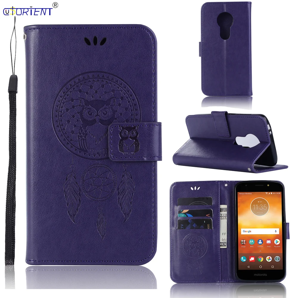 Чехол Кошелек для Motorola Moto E5 G6 Play MotoG6 MotoE5 с отделением карт XT1922 4 XT1944 кожаный чехол