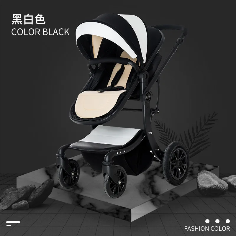 Teknum коляска может сидеть и лежать на высокой ландшафтной складной шок