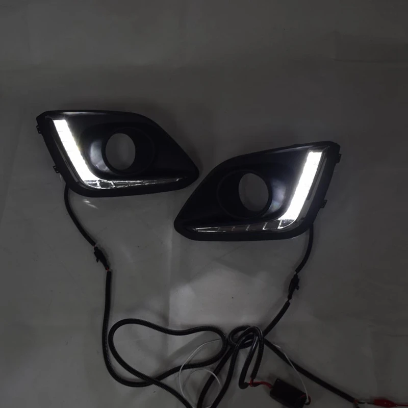 СВЕТОДИОДНЫЙ DRL Дневной светильник противотуманная фара автомобиля 12V для бега s