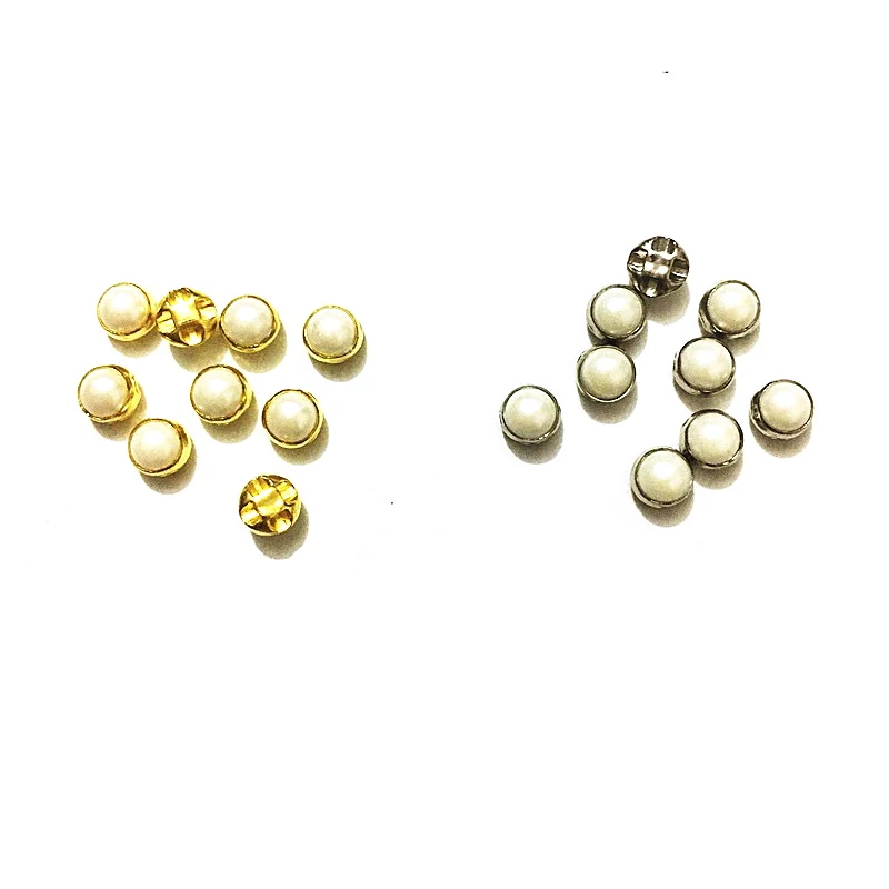 100 шт 4 мм 5 жемчужные пуговицы супер маленькая кукла с жемчужной пряжкой