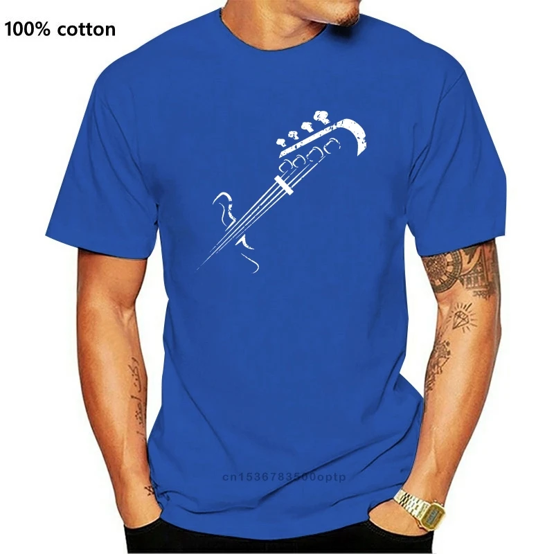 

New Hot Sale Bass Guitar T-shirt Male Stylish Cotton T Shirt Fashion Crewneck