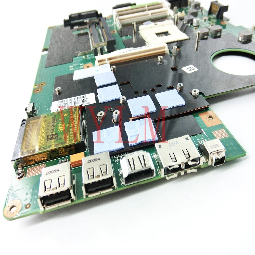 G60JX материнская плата REV2.0 для ASUS G60J ноутбука DDR3 PGA989 69N0GZM10C05 1 100% протестированная