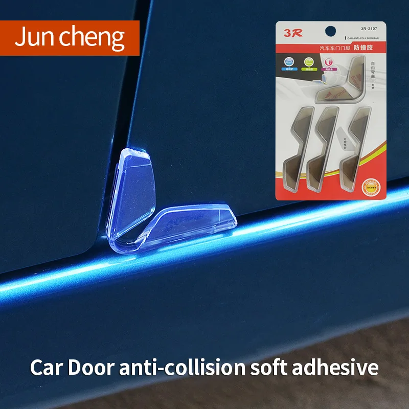 New Open The Door Car Anti Collision Auto Avoidance Stick Rubber Strip Decoration Stickers Accessories | Автомобили и мотоциклы