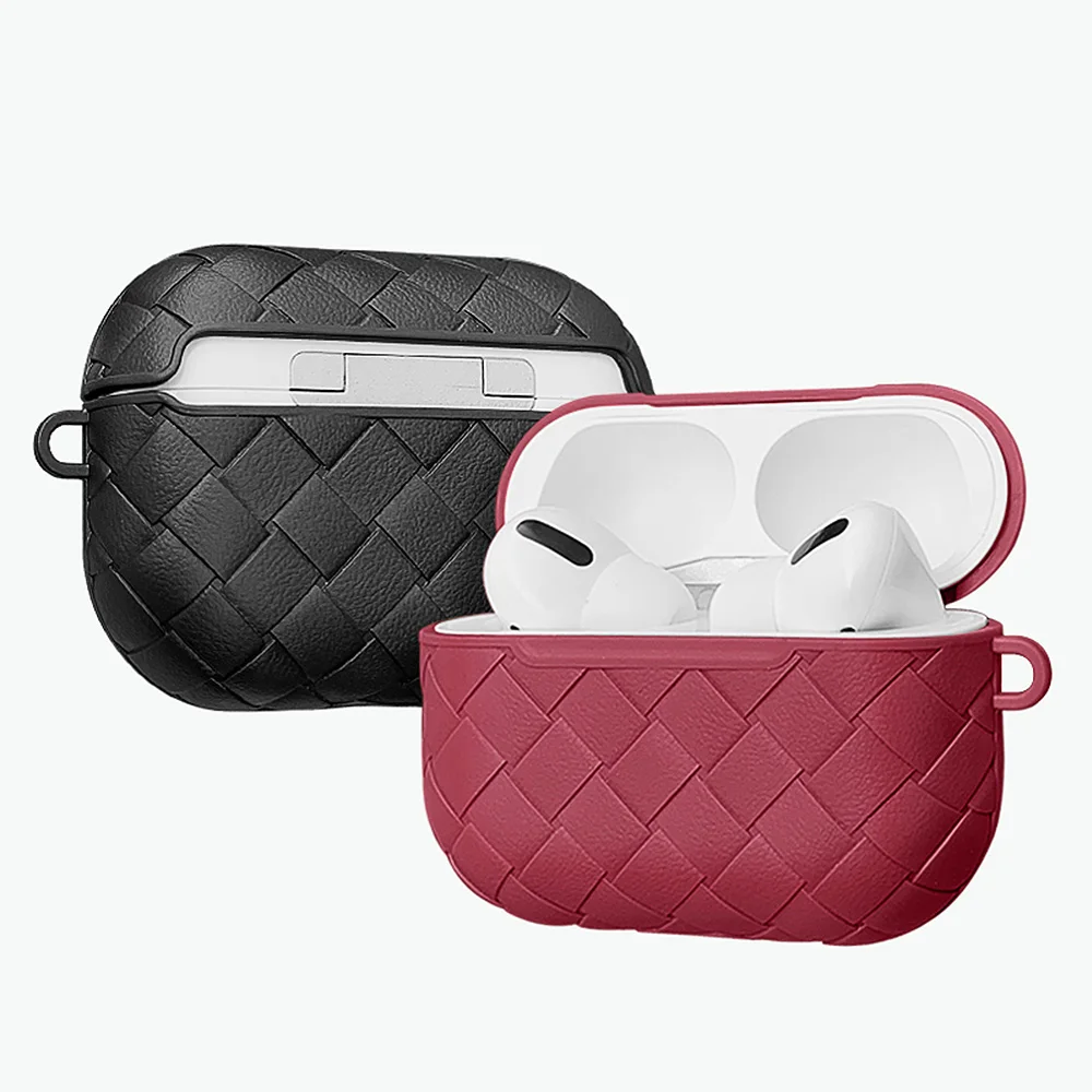 Чехол для Apple AirPods pro тканый чехол портативный брелок мягкий из ТПУ Airpods Pro