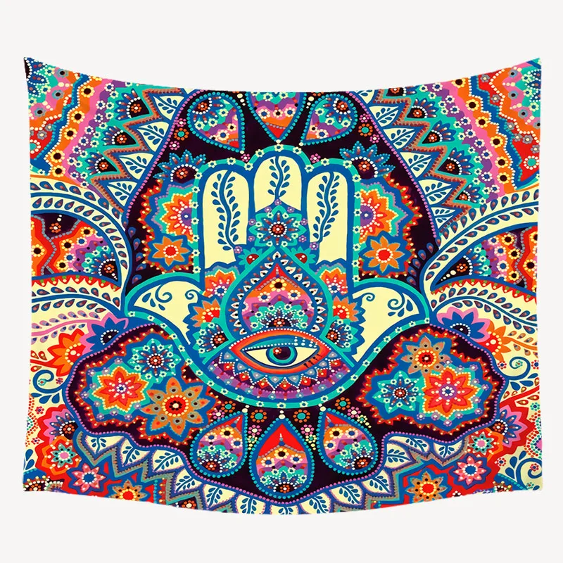 150*200 индийская Мандала настенная висящая скатерть занавеска ручной работы в