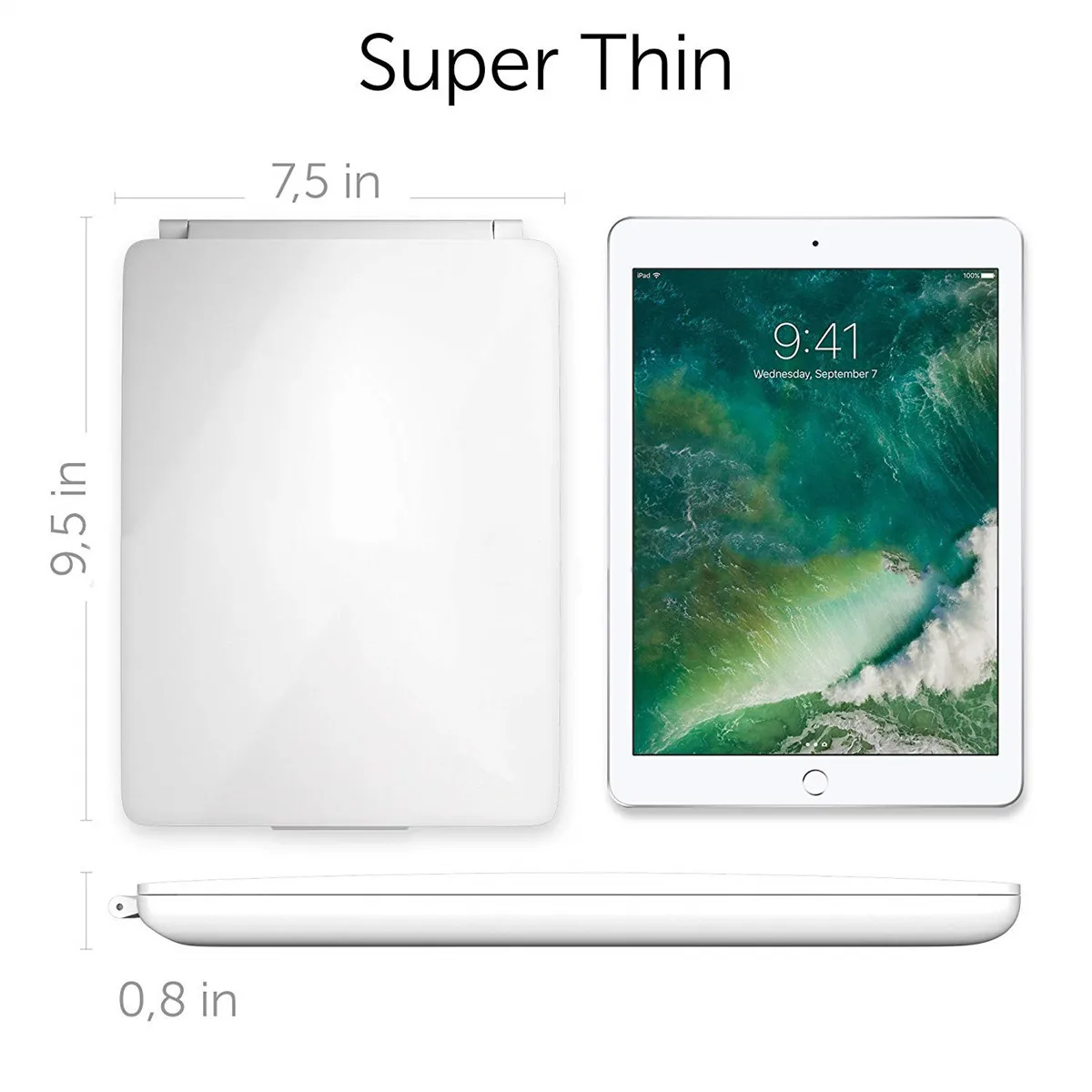 

Black/White/Pink Desktop USB Touch Makeup Mirror With LED Lights Makeup Mirror For Students/White Collars/Beauty Blogger