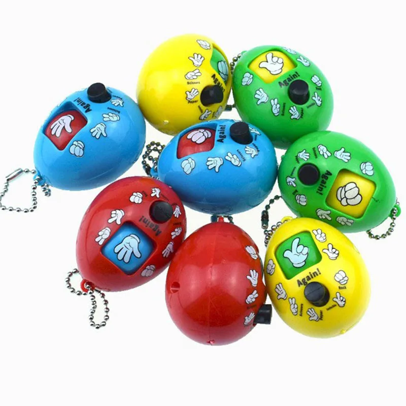Семья игра рок Бумага ножницы играть игрушечный брелок игрушки из камня цепочка