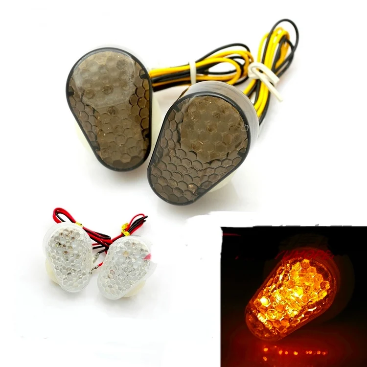 Поворотная Светодиодная лампа с желтым светом супер яркий индикатор для KAWASAKI Ninja