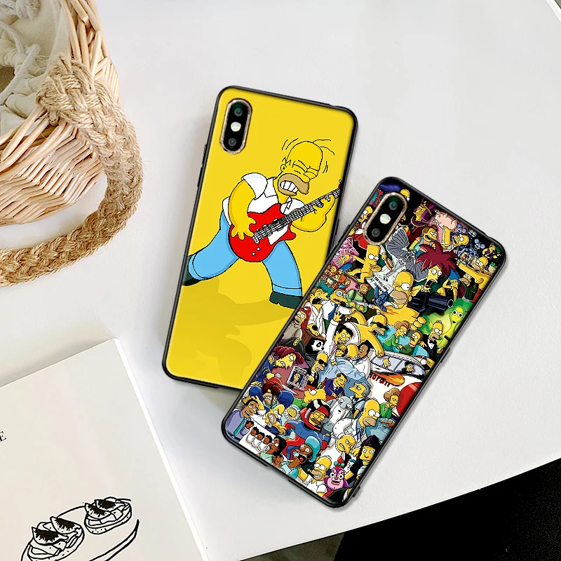 Для samsung A5 A6 A7 A8 A9 A10 A20 A30 A40 A50 A60 плюс чехол Роскошный Гомер Симпсон силиконовый Capa |
