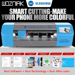 Автомат для резки SS-890C, SS-057, SS-057B, гибкая Гидрогелевая пленка для передней и задней панели экрана, наклейка для резки