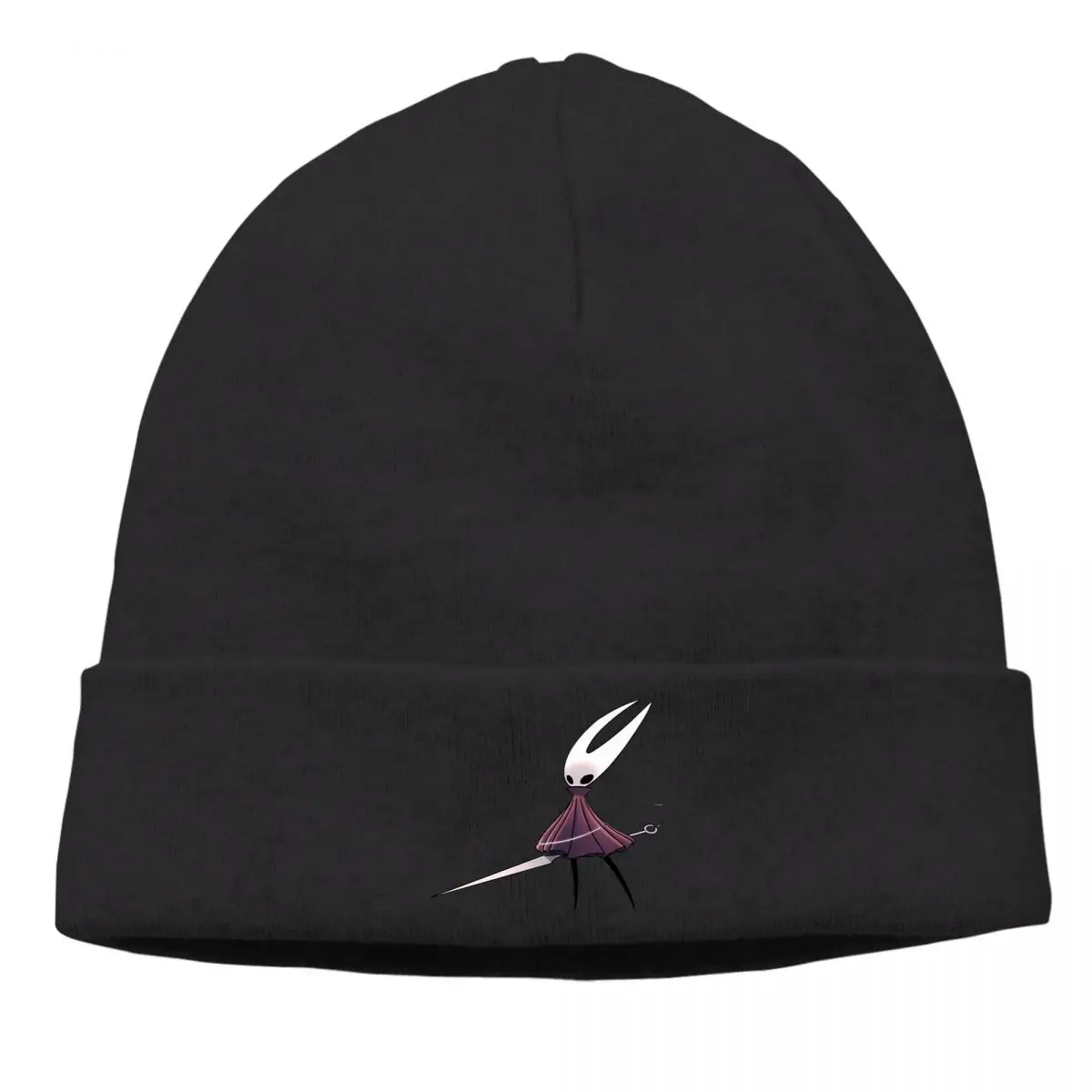 

Hollow Knight Fashion Beanie Hats Hornet With Sword Knitting Bonnet Hipster Skullies Caps Men Women's Earmuffs