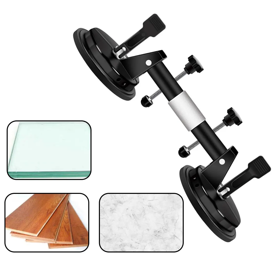 

Adjustable Suction Cup Stone Seam Setter for Pulling and Aligning Tiles Flat Surfaces Stone Seam Setter Building Lifting Tools
