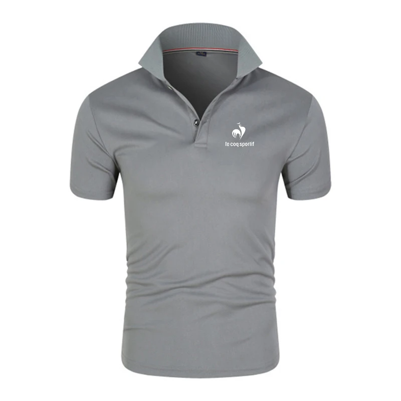 

2021 Summer New Men's Quick-Drying Polo Shirt Comfortable And Breathable Business Casual Short-Sleeved Polo Shirt For Men