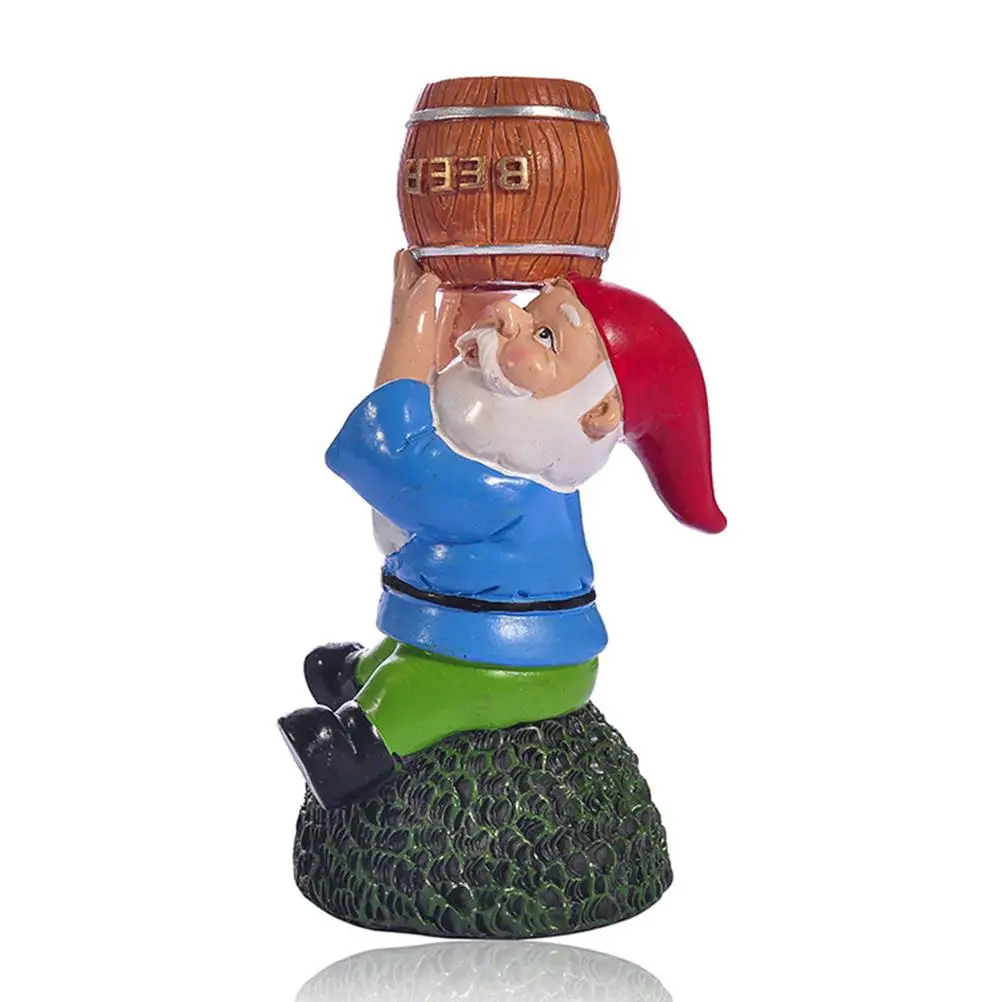 Садовая миниатюрная статуэтка украшение для сада искусственная винная бочка