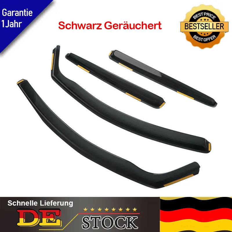 

Magickit WIND RAIN SUN SMOKE TINTED DEFLECTORS FOR VAUXHALL ASTRA H MK5 HATCHBACK 04-09