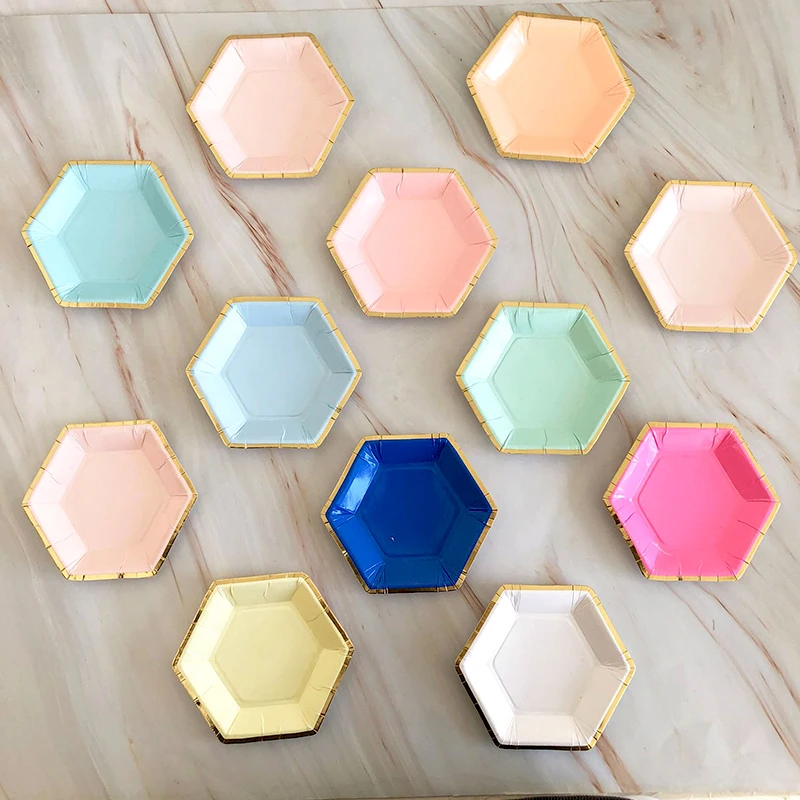 10 см мини тарелки бумажные для вечеринки одноразовая посуда дня рождения свадьбы