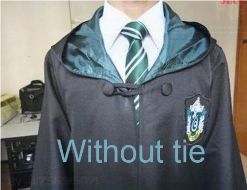Slater Robe Карнавальный костюм; халат; плащ с галстуком-шарфом; Ravenclaw Gryffindor Hufflepuff Slytherin для взрослых и детей; костюм Харриса - Цвет: Slater Robe