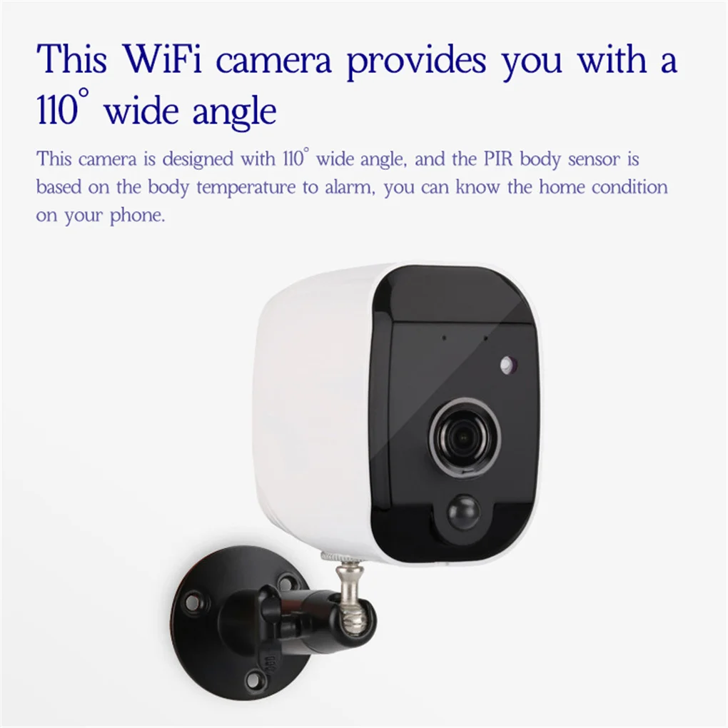 

Camera WiFi Wireless PIR Sensor Camera Night View Security Talkback Device for Home Office