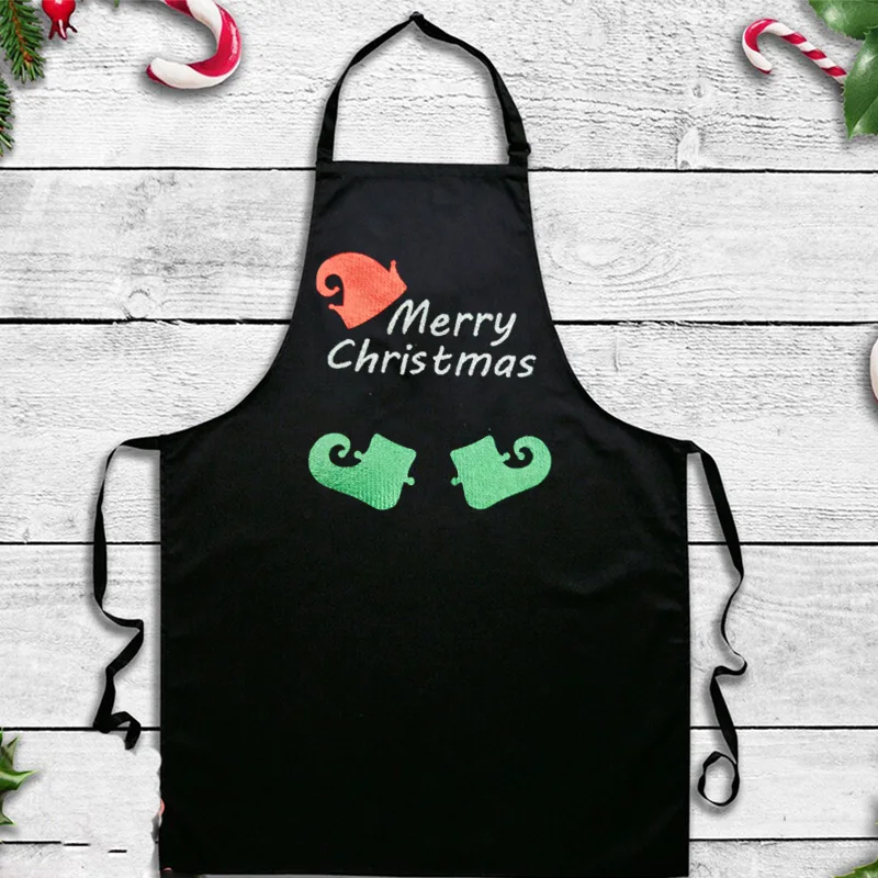 

Кухонный Фартук с надписью "Merry Christmas", подарок маме, папе, мужу, жене, на Рождество, праздник, семейный ужин, вечеринку, домашний подарок для ба...