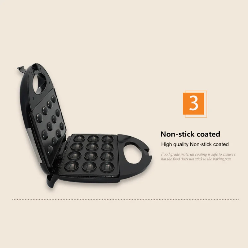 Электрическая мини-машинка для выпечки гаек автоматическая машинка вафель хлеба