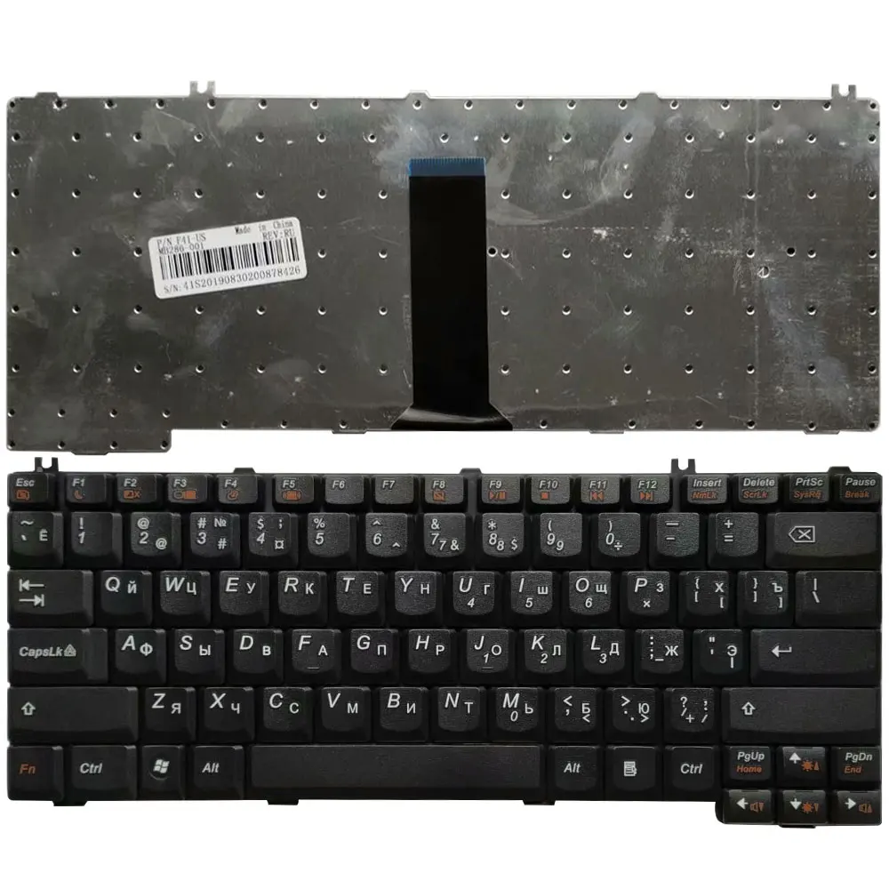 Новая русская клавиатура для ноутбука LENOVO N100 N200 N500 G530 V100 F31 Y330 C466 C467 N220 14001 14002 E23 E42