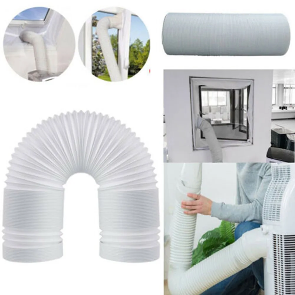 

Mobile Air Conditioning Exhaust Pipe Muffler Hose Outlet 13 / 15cm Exhaust Hose For Portable Air Conditioners For Home Diy Tool