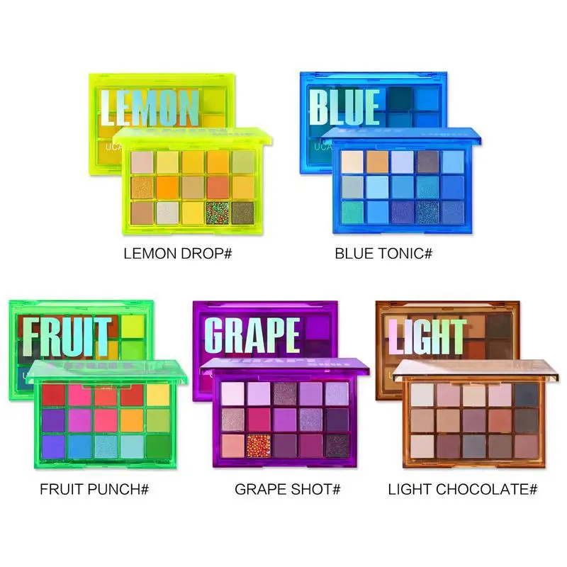 

15 Color Matte Glitter Eye Shadow Pallete Shimmer Pigment Professional Eye Makeup Palette Long-lasting Make Up Palette