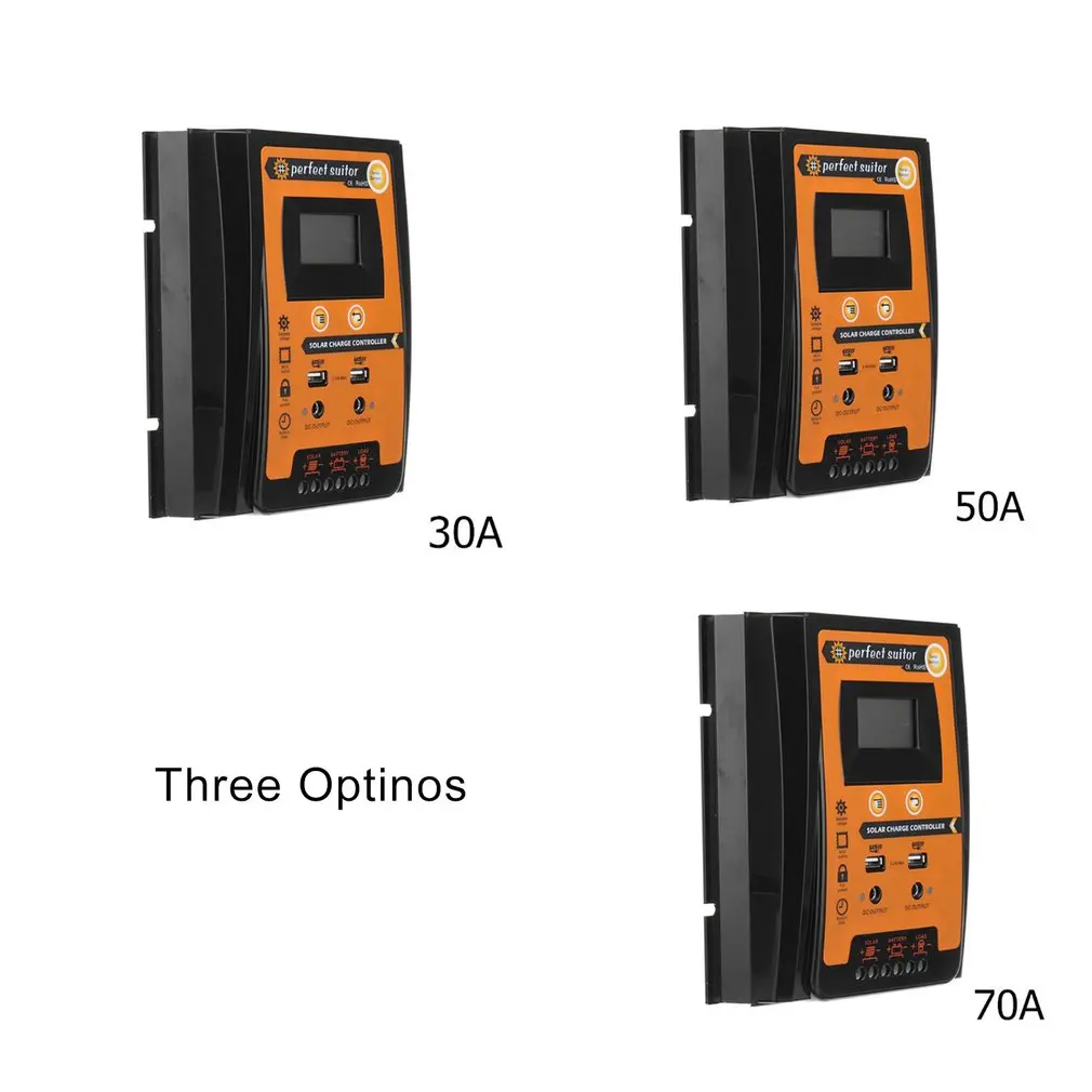 30A/50A/70A 12V 24V PWM Auto Solar Charge Discharge Controller With LCD Battery Cell Panel Regulator PV Home | Обустройство дома