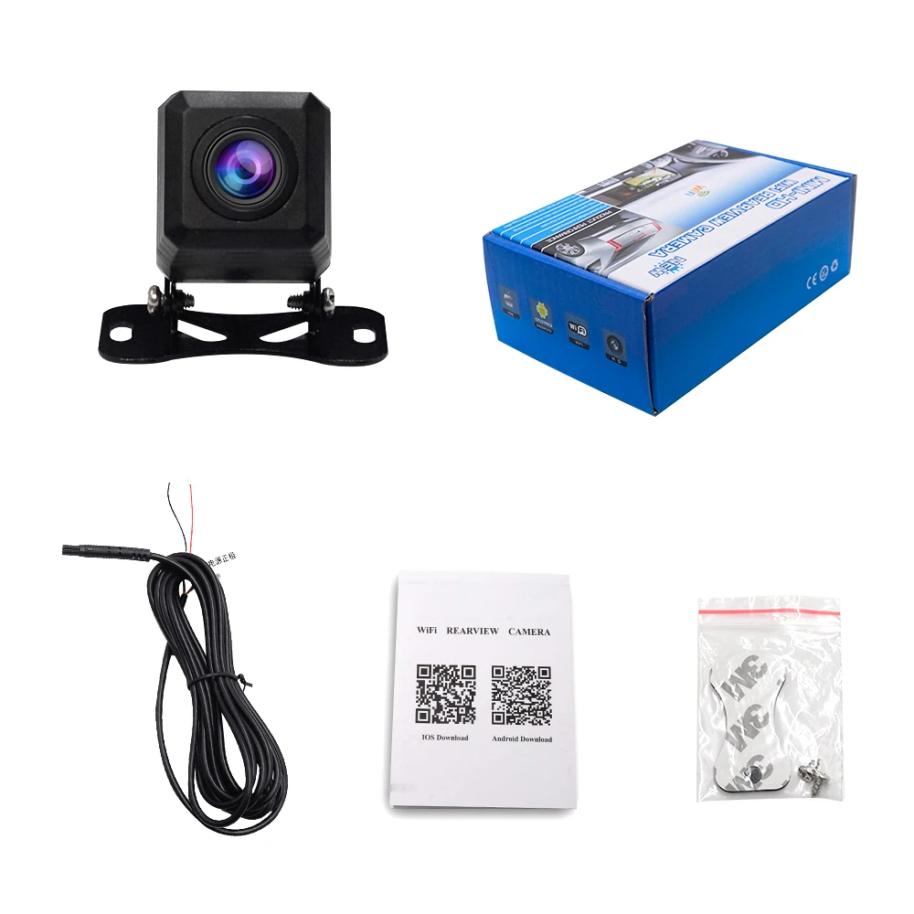

New Wifi Car Rearview Camera Car Professional HD Rear View Camera BackUp Camera Car Front/Rear Cameras Support Android and Ios