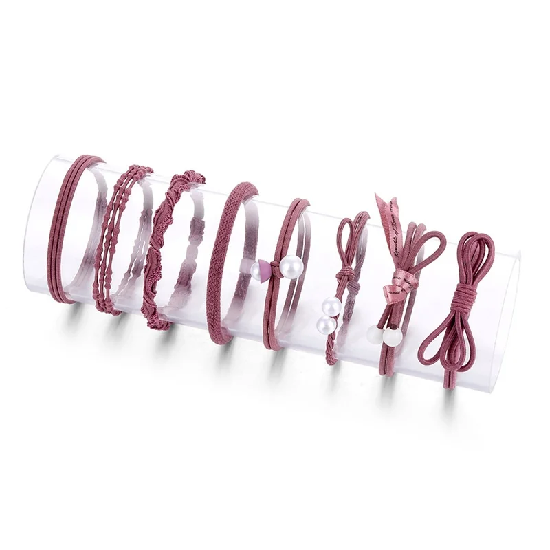 Резинки для волос IFMIA женские с жемчугом эластичные резинки узлом модные