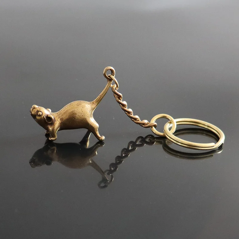 Винтажные латунные подвески с длинным хвостом в виде мультяшного героя