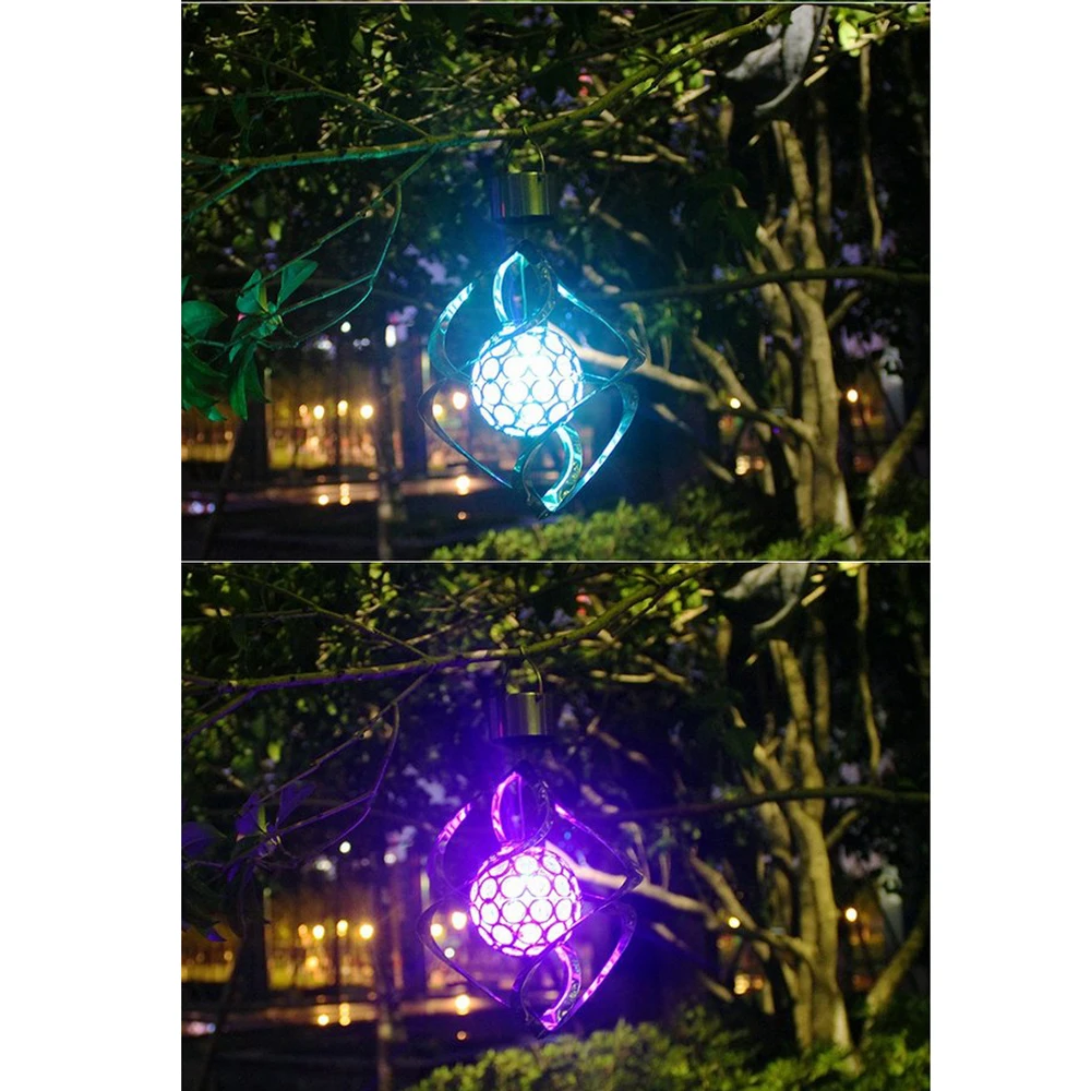 Светодиодный Спиннер изменяющий цвет 3D наружная лампа с колокольчиком домашний