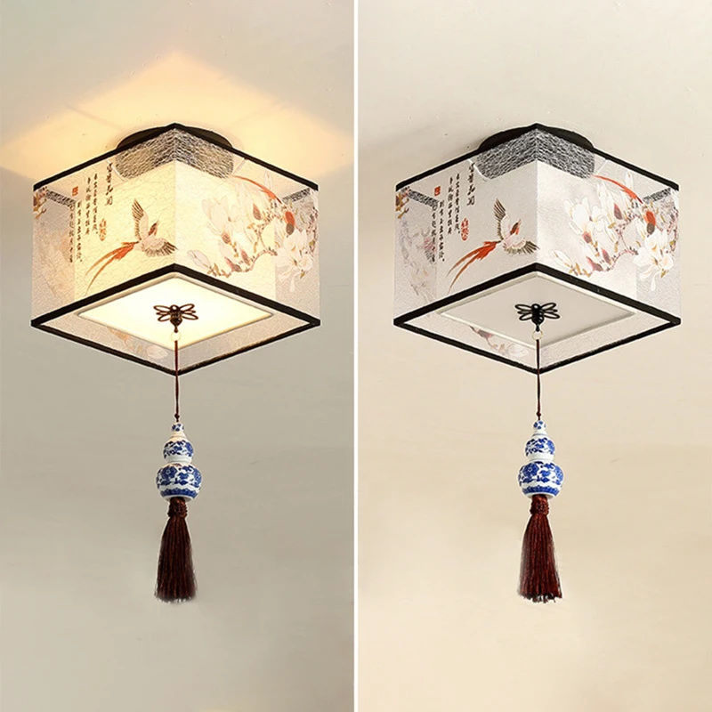 $28.39 Classic Vintage Led Hanging Ceiling Lights China 110V 220V Design Japanese Modern Pendant Ceiling Lamp for Living Room Bedroom