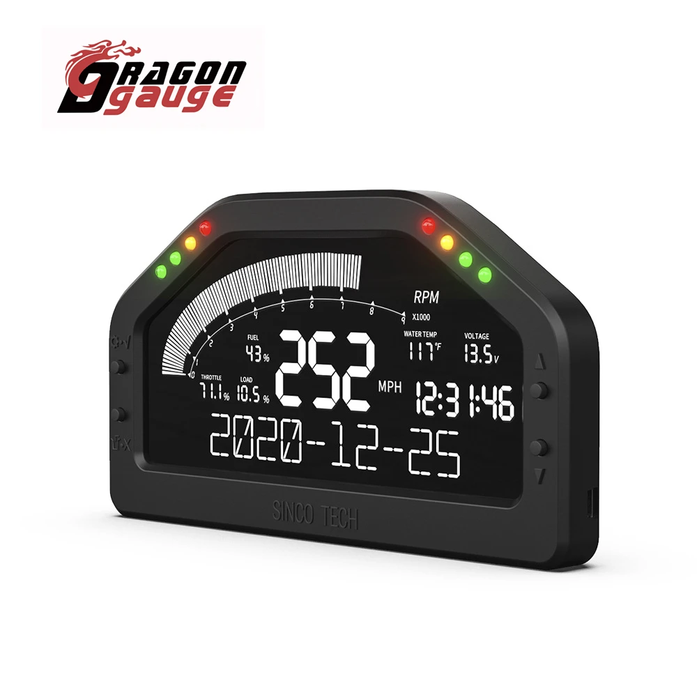 Приборная панель с ЖК-дисплеем DRAGON GAUGE многофункциональный гоночный датчик Bluetooth