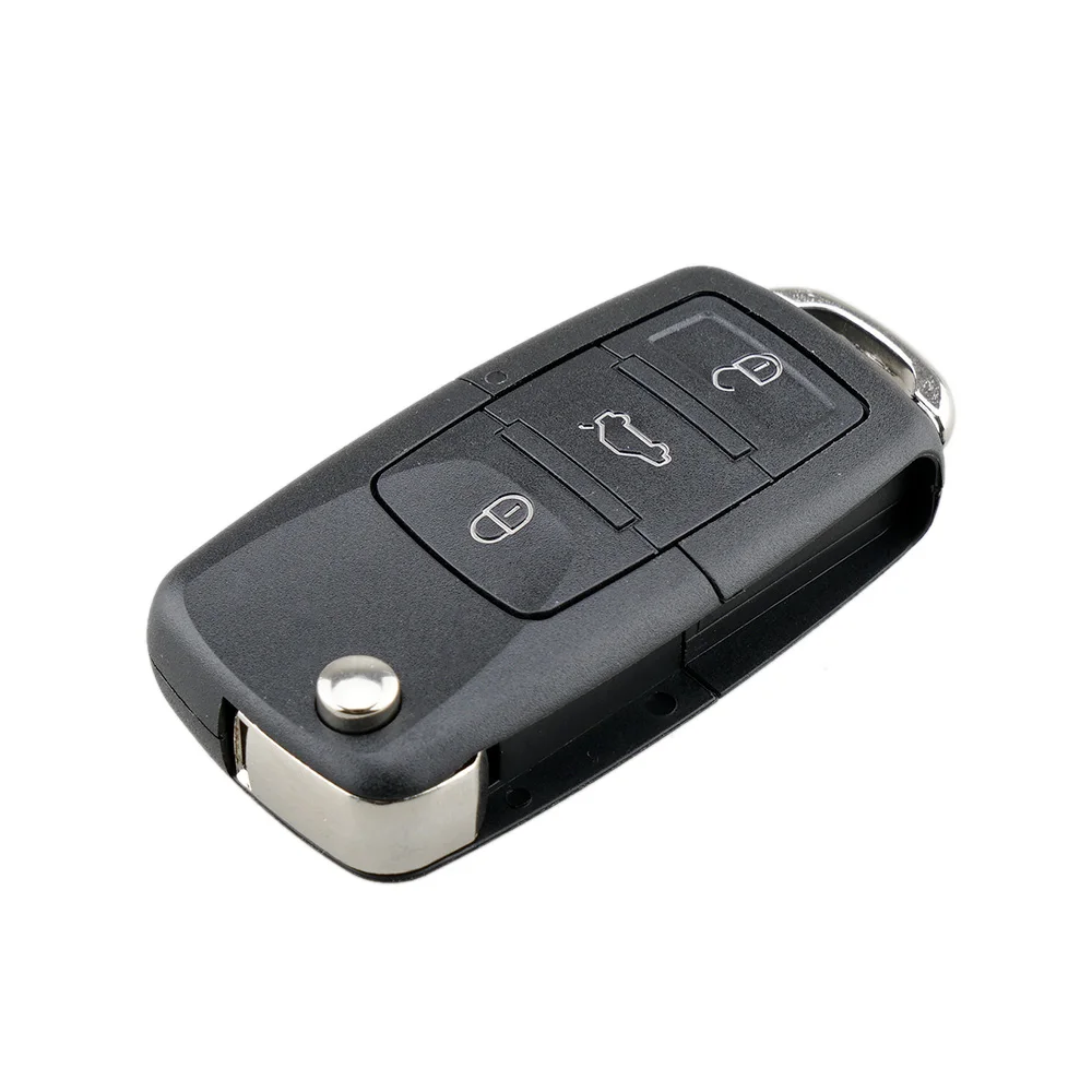3 кнопки дистанционного ключа оболочки чехол для Vw Jetta Golf Passat Beetle Polo Skoda 2004-2011 Автомобильный брелок без лезвия