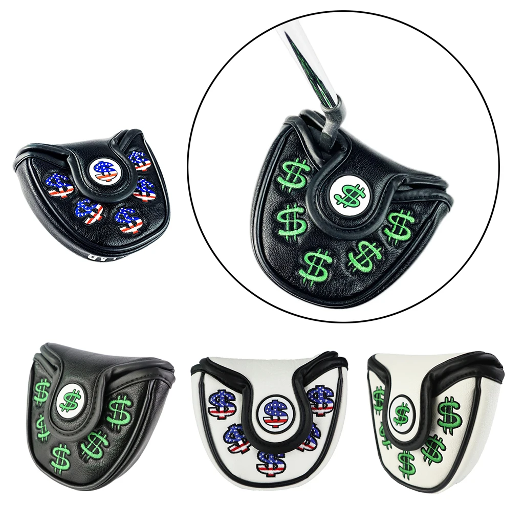 

Golf Mallet Putter Cover Head Cover Headcover with Magnetic Closure Soft Lining