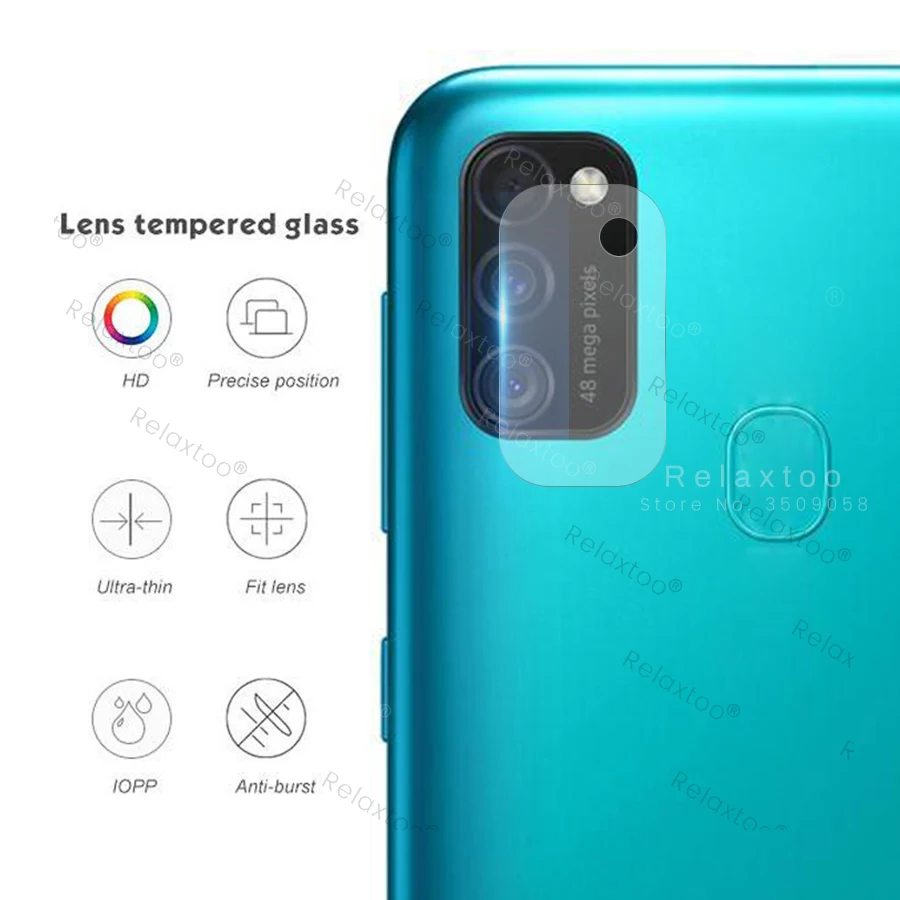 Защитный чехол 2 в 1 для samsung m21 Защитное стекло камеры galaxy 2020 с пленкой телефона