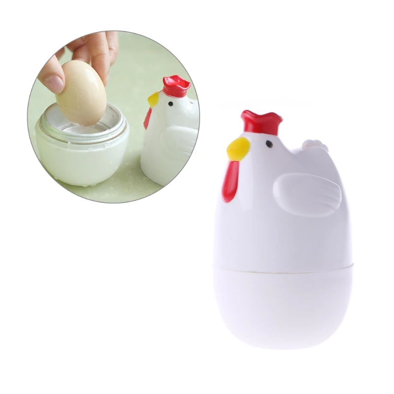 

Home Chicken Shaped Microwave One Egg Boiler Cooker Kitchen Cooking Appliance K3NA