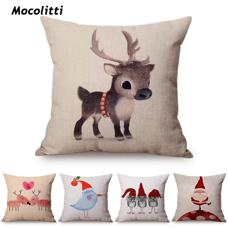 Новогодний декоративный Чехол-Подушка для автомобиля дивана | Дом и сад