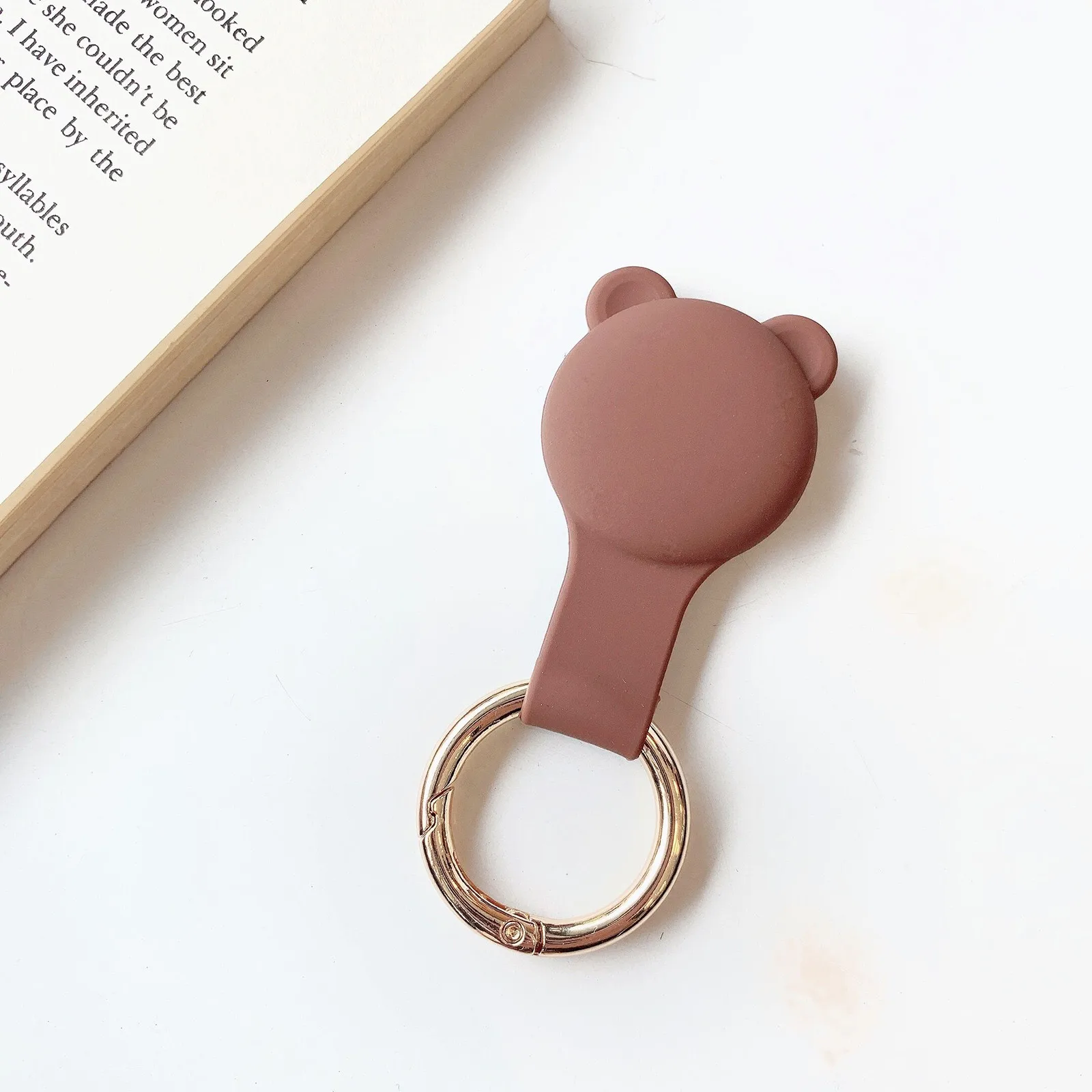 

High Quality Replace Support Accessories For Airtags Tracking Locator Silicone Cartoon Protective Sleeve With Ring