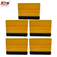 ktm 5pcs hard plastic squeegee auto wrap carbon stickers vinyl wrapping installing tool