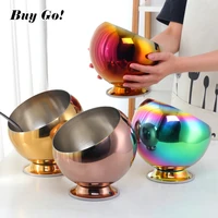12pc stainless steel serving ktv tray bowls with spoon sugar salt container storage bottle jars for seasoning candy sauce honey