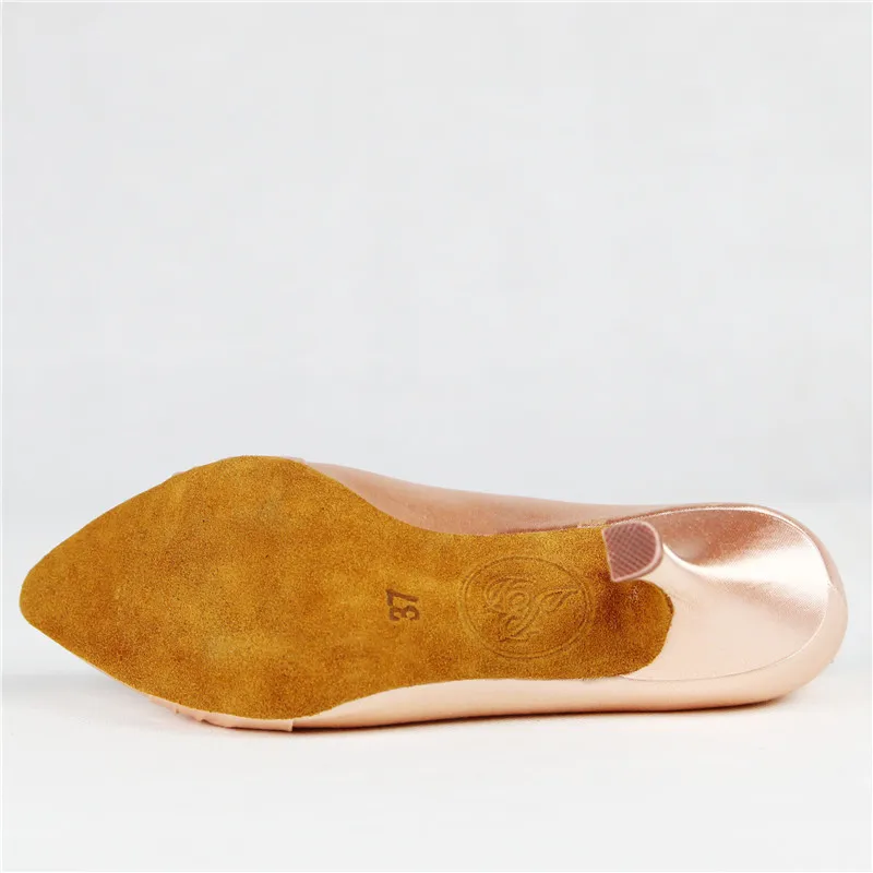 Женская танцевальная обувь для бальных танцев BD 169 свежий атласный Высокий