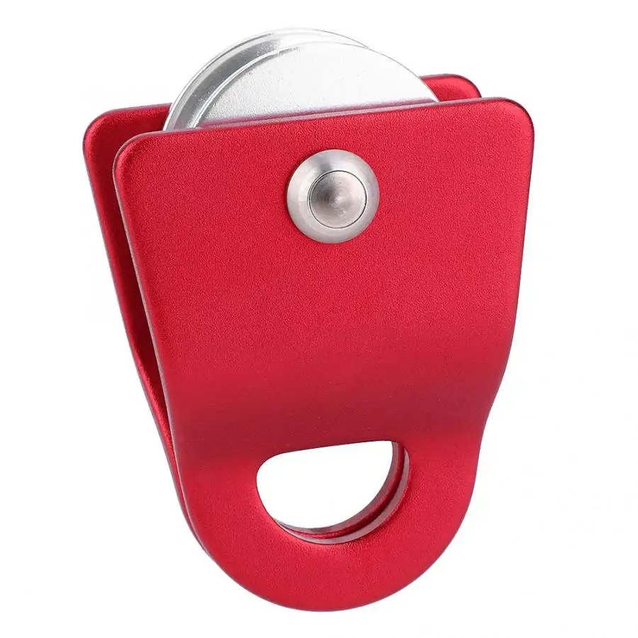 

Climbing Pulley Professional Outdoor Metal Carabiner Downhill Side Swing Pulley Load for Rock Climbing Mountaineering Equipment