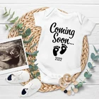 Объявление о новорожденном ребенке скоро 2022 комбинезоны для новорожденных одежда хлопковые комбинезоны боди детская одежда комбинезоны новый подарок для папы
