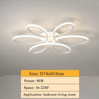 modern led chandelier lighting for living room bedroom indoor home app control lustre chandelier lamp ac90v 260v lampadario