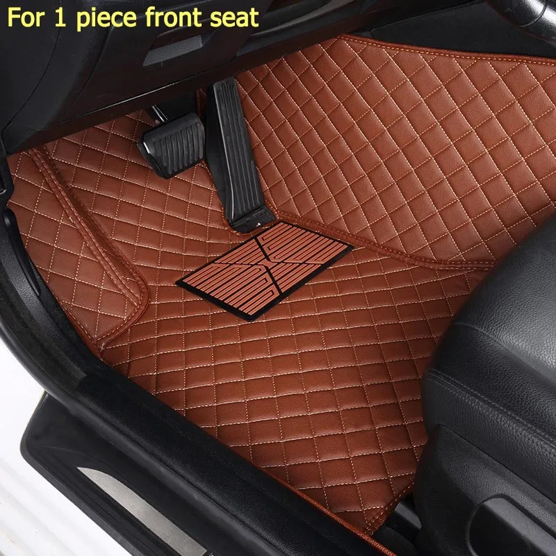 Only for 1 piece KADULEE пользовательские автомобильные коврики для Mitsubishi Все модели для Outlander, pajero ASX Pajero sport lancer galant Lancer-ex grandis foot - Название цвета: Only for 1 piece